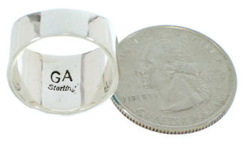 Silver Multicolor Native American Design Ring Size 5-3/4 YS73120